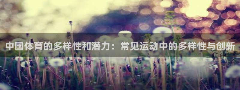 3377体育官方正版app集团E.ON：中国体育的多样性和潜